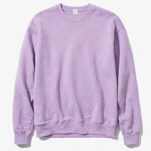 Sporty & Rich Lavender Crewneck Sweatshirt Small 100% Cotton live show listing